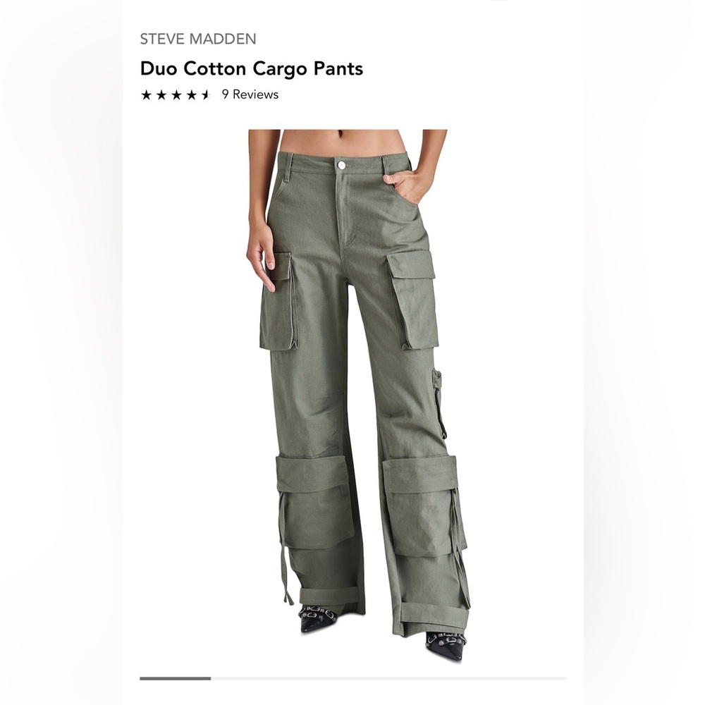 Steve Madden Cargo pants NWT